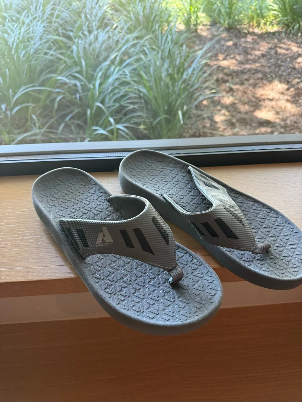 FIRSTASCENT Gray/Blue Slip-On Men’s Sandals